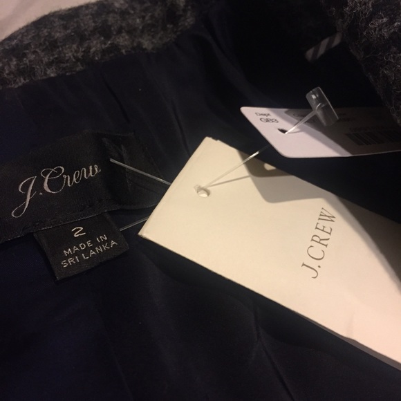 J. Crew grey plaid boyfriend blazer - Picture 3 of 6